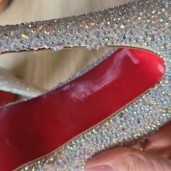 Crystal Covered Platform Stilettos - Picture 9 of 13